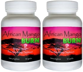 African Mango Burn (2 Bottles) - The Ultimate African Mango Fat Burning Supplement. The Top Rated Pure Irvingia Gabonensis Weight Loss, Appetite Suppressing Diet Pill