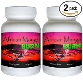African Mango Burn (2 Bottles) - The Ultimate African Mango Fat Burning Supplement. The Top Rated Pure Irvingia Gabonensis Weight Loss, Appetite Suppressing Diet Pill