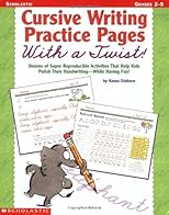 Cursive Writing Practice Pages With a Twist!