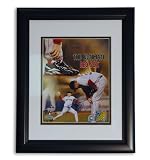 Curt Schilling Autographed Limited Edition Framed and Matted 8x10 Photo Montage from the 2004 World Series 