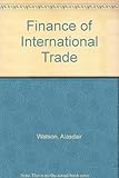 Finance of international trade