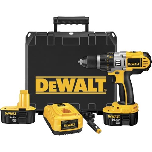 DEWALT DCD930VX 14.4-Volt 1/2-Inch XRP Hammerdrill/Drill/Driver with Vehicle Charger