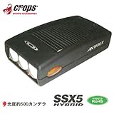 ANTAREX(アンタレックス) ANT ハイパワー3LEDヘッドランプ<SSX5>(ブラック) Y-9182