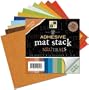 Diecuts with A View Match Makers Adhesive Texture Neutrals Mat Stack, 6-Inch-by-6-Inch, 48-Sheets/Pad