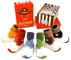 Trumpette Toddler Boy Cowboy Socks 6 Pack