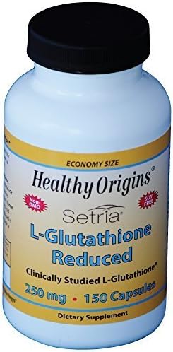 Healthy Origins L-Glutathione Natural Multi Vitamins, 250 Mg Reduced, 150 Count by Healthy Orgins
