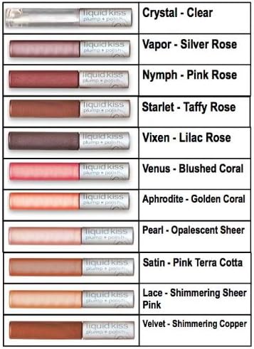 Liquid Kiss, Plump + Polish Instant Lip Plumping Gloss #7 Crystal