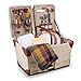 Picnic Time Pioneer Picnic Basket with Deluxe Service for Two