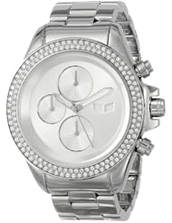 Vestal Unisex ZR2018 ZR-2 Minimalist Silver Swarovski Watch