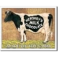 BUY : Hershey's Milk Chocolate Cow Retro Vintage Tin Sign