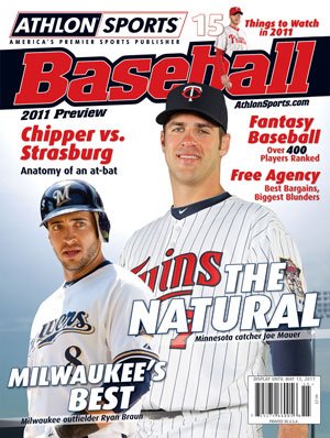 Athlon Sports 2011 MLB Baseball Preview Magazine- Milwaukee Brewers Cover
