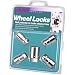 McGard 74041 Chrome Cone Seat Trailer Wheel Locks (1/2"- 20 Thread Size) - Set of 4