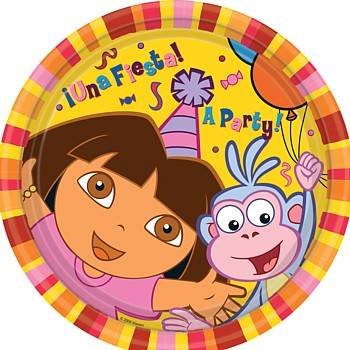 Dora the Explorer Party Plates - 9 inch (Supplies 8)