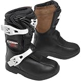 Fox Racing Pee Wee Comp 5K Youth Boys Off-Road Motorcycle Boots - Color: Black, Size: K12