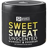 SWEET SWEAT 'Unscented' Workout Enhancing Gel - XL Jar (13.5oz)