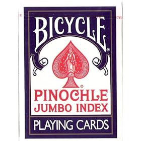  United States Playing Cards 1001023 Bicycle Jumbo Pinochle Playing Cards