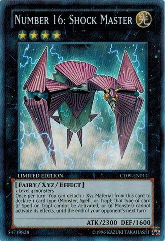 Yu-Gi-Oh! - Number 16: Shock Master (CT09-EN014) - 2012 Collectors Tins - Limited Edition - Super Rare On Sale
