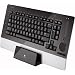 Logitech - diNovo Edge - Clavier sans-fil - Touch pad TouchDisc - Syst�me de touches PerfectStroke - Commandes multim�dia - Bluetooth - Rechargeable - Azerty - Noir