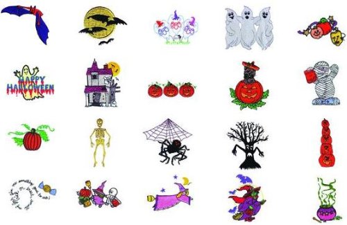 Brother/Babylock Embroidery Machine Card HALLOWEEN 