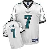 Reebok Philadelphia Eagles Michael Vick Replica White Jersey Extra Large
