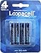Loopacell AAA Ni-MH 1000mAh Rechargeable Battery Pack of 4