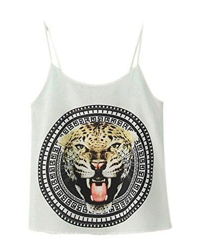 EOZY ショートタンクトップ レディース キャミソール シフォンタンクトップ インナーカットソー 春夏カジュアル欧米パンク ロック風トップス