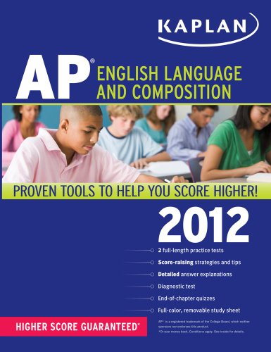 kaplan ap english language and composition 2012 kaplan ap english language  composition