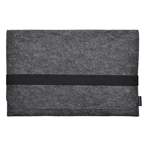 Case Star Gray Color 11-Inch Carpet Laptop Notebook Sleeve Cover Case for Macbook AIR 11"11.6" A1370 / A1465 and other "Laptop Brand-HP Dell Toshiba ASUS Sony Lenovo Samsung Surface Pro 3 Ultra Slim Laptop