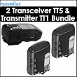 Pocket Wizard 801150 Flex Transceiver TT5 Bundle of 2 With 1 Pocket Wizard 801140 Mini TT1 Transmitter for Canon DSLR for Canon DSLR (1 Mini and 2 Flex)