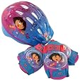 Dora Micro Bicycle Helmet and Protective Pad Value Pack (Toddler)
