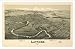 Historic Latrobe, Pennsylvania, c. 1900 (L) Panoramic Map Poster Print Reprint Giclee