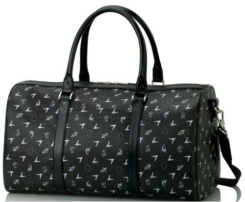 Lamborghini Signature Black Duffel Bag