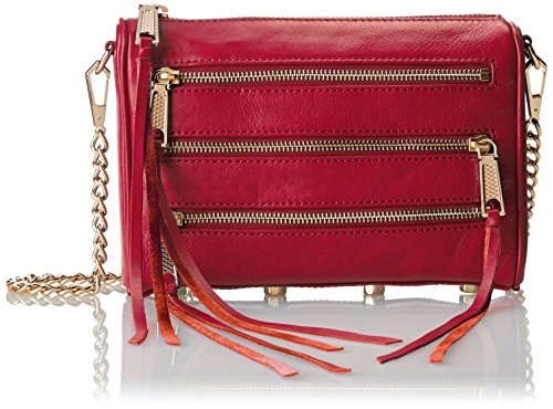 Rebecca Minkoff Mini 5-Zip Convertible Cross-Body Handbag