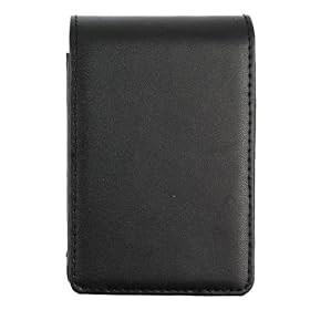 GTMax Universal Camera Leather Cover Case For Kodak EasyShare M1063, M863, M763,Fujifilm FinePix Z33WP,Panasonic Lumix DMC-FS7 (Black)