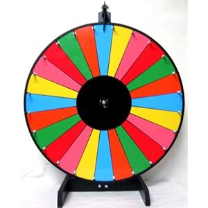 Prize Wheel 24" Multi-color Dry Erase