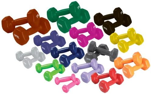 SPRI Deluxe Vinyl Dumbbells (Set of 2)