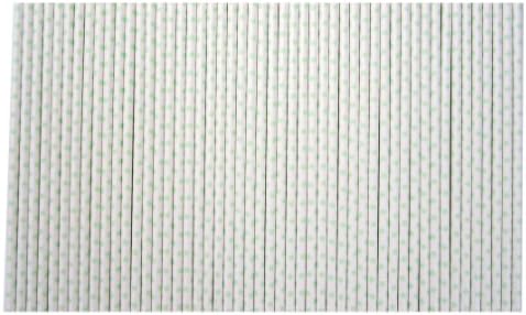 SipSticks Paper Drinking Straws Biodegradable 50 Pack - Light Green Mini Dots