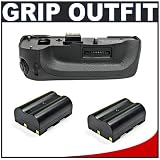 Pentax - Pentax BG2 Battery Grip for Pentax K10D / K20D Digital SLR Camera + TWO (2) Lithium-Ion Pentax D-LI50 Equivalent Battery Packs