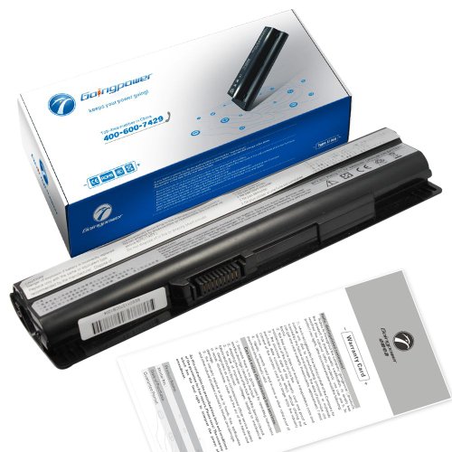 GoingPower Battery for MSI MS-16G4 MS-16G7 FX600MX MS-16G1 BTY-S14 BTY-S15 Black - 18 Months Warranty [Li-ion 6-cell 4400mah] On Sale
