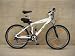 EG BALI 26" Electric Moutain Bike Electric Bicycle - Men's White Aluminum Frame, Dual Suspension, and a 24V Lithium Battery