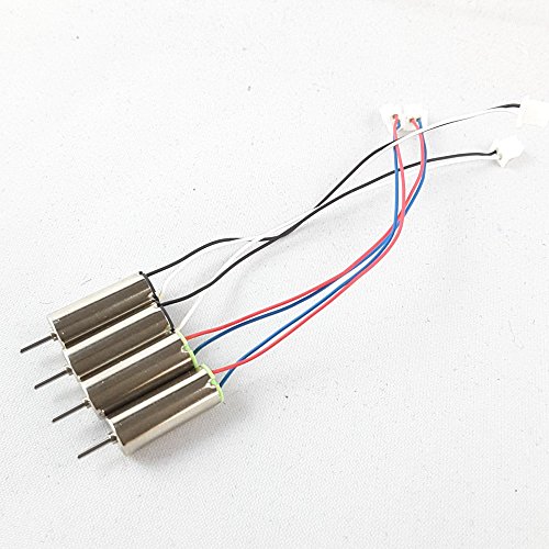 65Drones 6x15mm (fast) coreless motors with Micro-JST-1.25 plug upgrade set (A set of 4 pieces) for Tiny Whoop Inductrix Blade Cheerson CX10