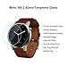 Moto 360 Screen Protector - Rerii Tempered Glass, Screen Protector for Moto 360 2nd Generation 42mm Watch, 9H Hardness, 0.3mm Thickness, Delicate Touch, Real Glass Screen Protector
