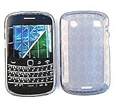 BlackBerry Bold 9900 PU Skin, Trans. Smoke Skin Silicone Case/Cover/Facepla ....