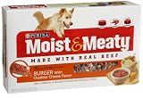 Moist & Meaty Burger with Cheese Flavor Dog Food, 6-Ounce Pouches (Pack of 72)