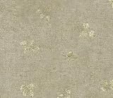 Linen Elm Leaf Toss Wallpaper