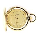 Colibri Swiss Collection Hunting Case Goldtone Pocket Watch Classic PWS095703