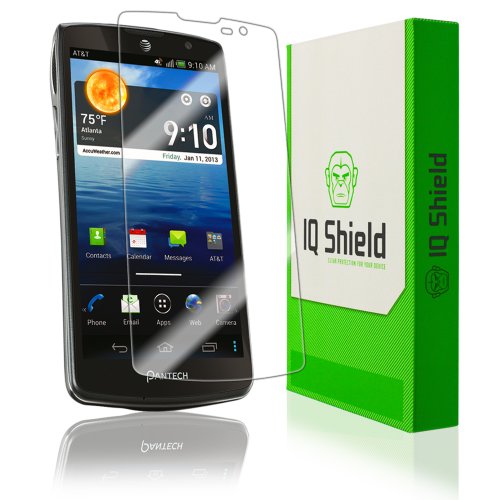 Pantech Discover 4G Screen Protector, IQ Shield® LiQuidSkin Full Coverage Screen Protector for Pantech Discover 4G HD Clear Anti-Bubble Film - with Lifetime Warranty