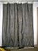 2 Organza Black Gold Floral Motif Embroidered Sheer Curtains Panel Window Treatment 92" Tabs