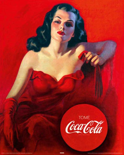 Empire Merchandising 523860 Coca Cola - Rotes Kleid Werbung Mini-Poster - Druck - Gr&ouml;sse 40 x 50 cm