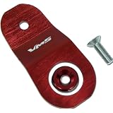 96-00 1996-2000 Honda Civic EK ALL Models Radiator Stay Bracket Bolt Kit in RED by VMS Racing